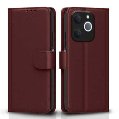 Pikkme Realme C71 5G Premium Leather Finish Vintage Flip Cover  - Brown