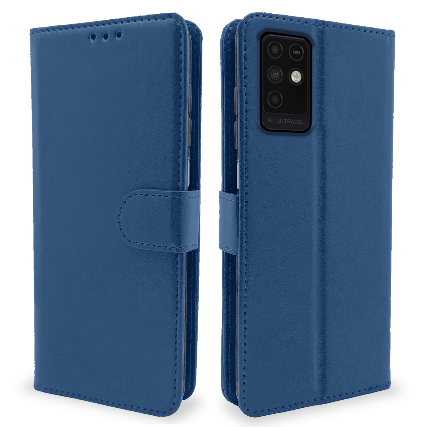 Pikkme Infinix Note 10 Vintage Flip Cover  | Blue