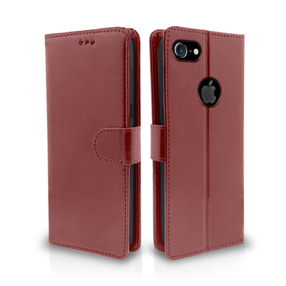 Pikkme iPhone 7/8 Vintage Flip Cover  | Brown