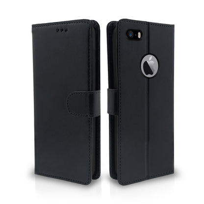 Pikkme iPhone 5 / 5s / Se Vintage Flip Cover  | Black 
