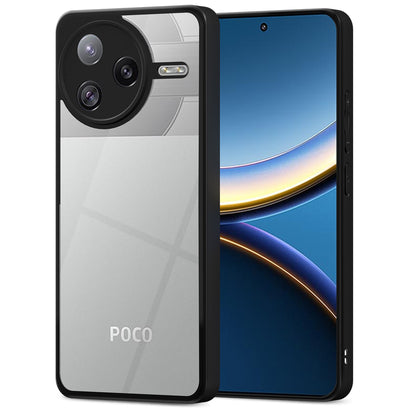 Pikkme Poco F7 Pro 5G Eagle 2 Shockproof Sleek Hybrid Armor Back Cover (Black)