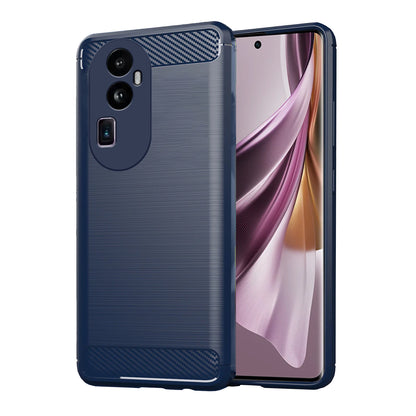 Pikkme Oppo Reno 10 Pro Plus 5G  Hybrid Carbon Fiber Back Cover  - Blue