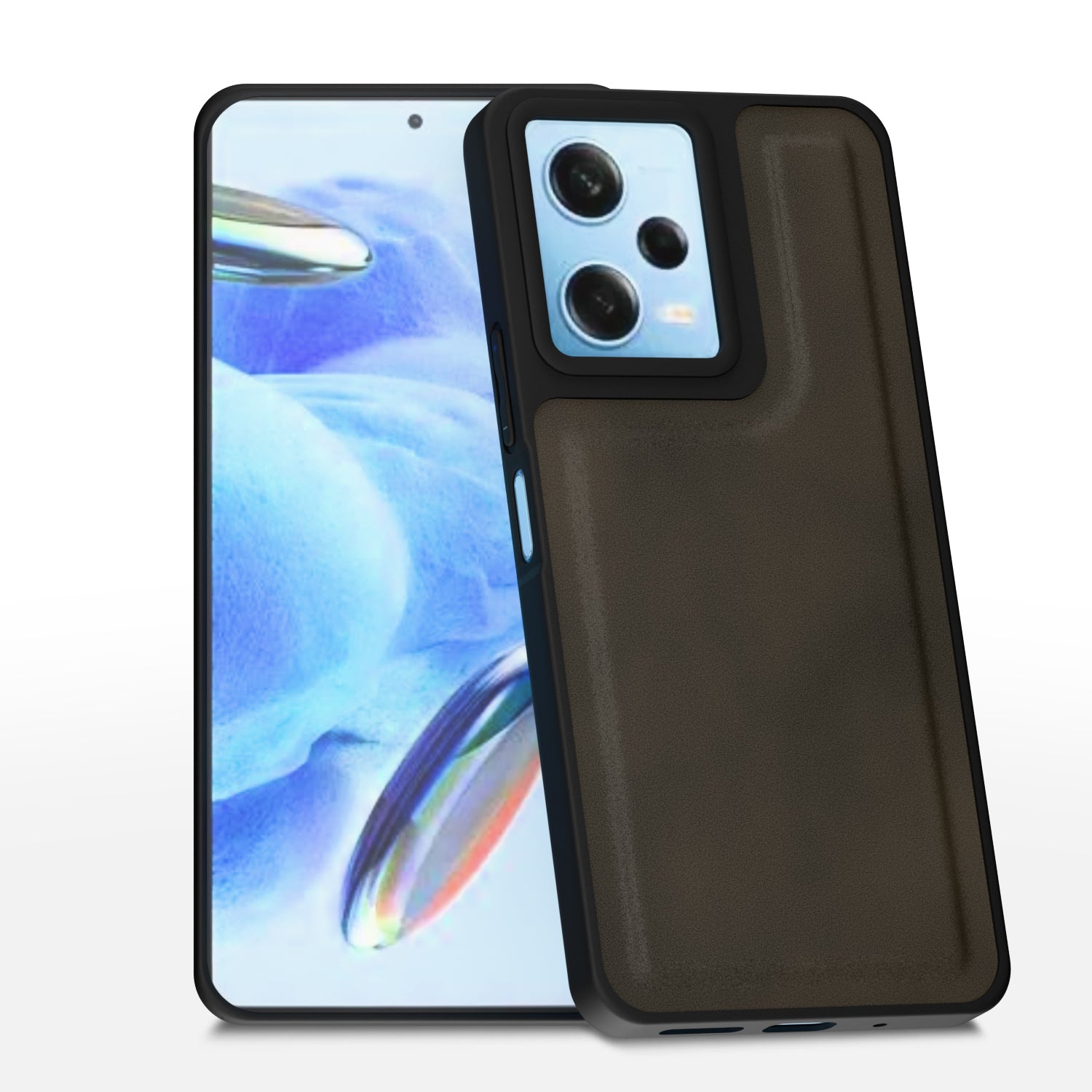 Redmi 12 5G / Poco M6 Pro 5G Premium Leather Back Cover by Pikkme - Brown