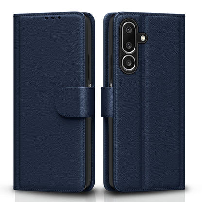 Pikkme Samsung Galaxy M36 5G Vintage Flip Cover (Blue)