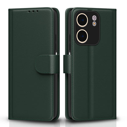 Pikkme Oppo A5x Vintage Flip Cover (Green)