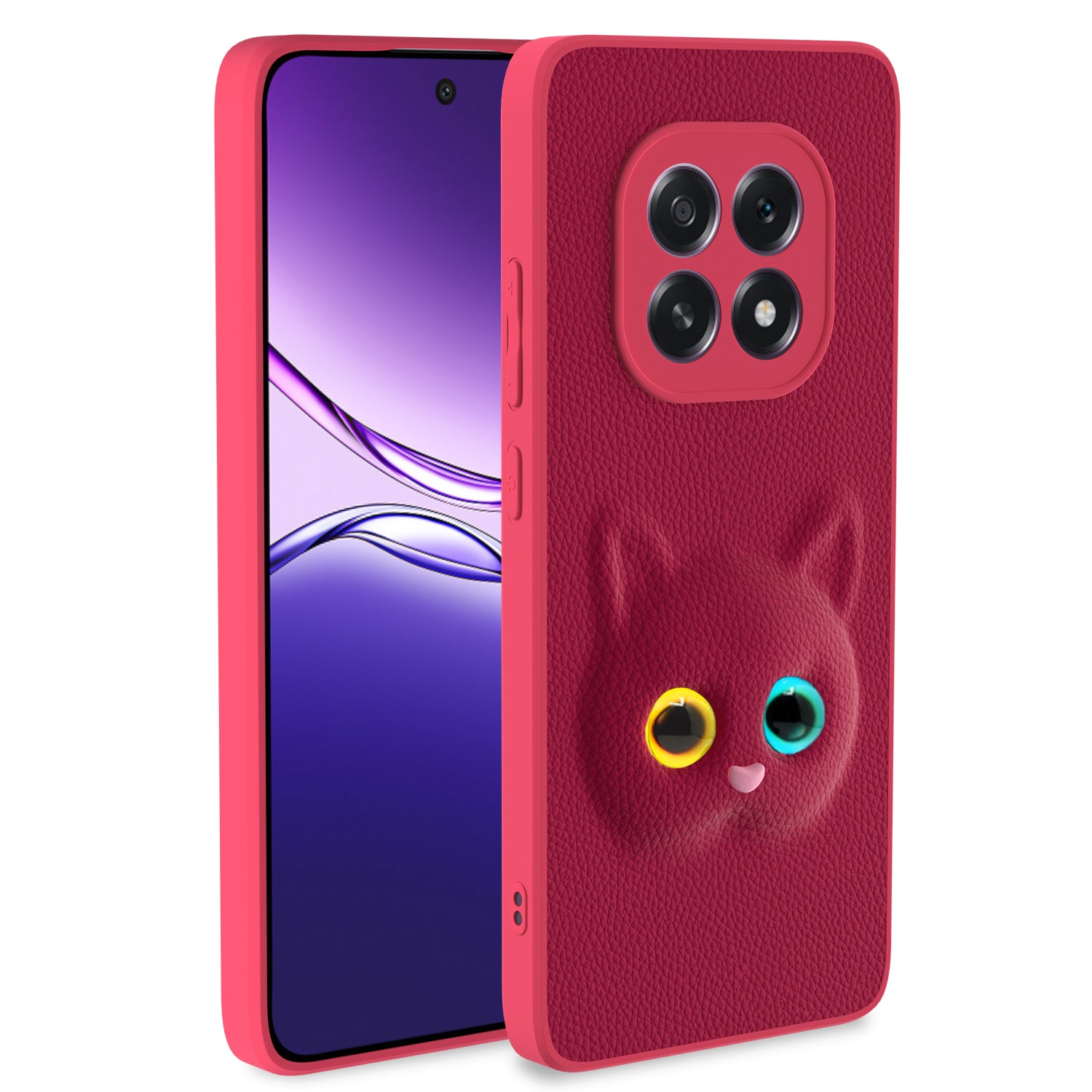 Pikkme Oppo F29 5G Kitty Back Cover (Pink)