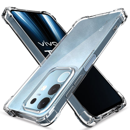 Pikkme Vivo T4x 5G  PC + TPU Clear Transparent Back Cover (Transparent)