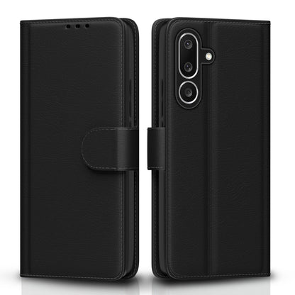 Pikkme Samsung Galaxy M56 5G Vintage Flip Cover (Black)