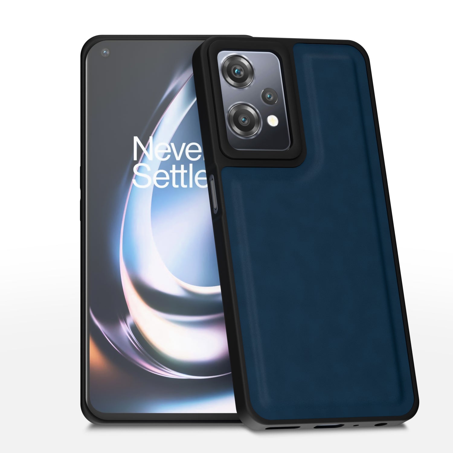 OnePlus Nord CE 2 Lite 5G Premium Leather Back Cover by Pikkme - Blue