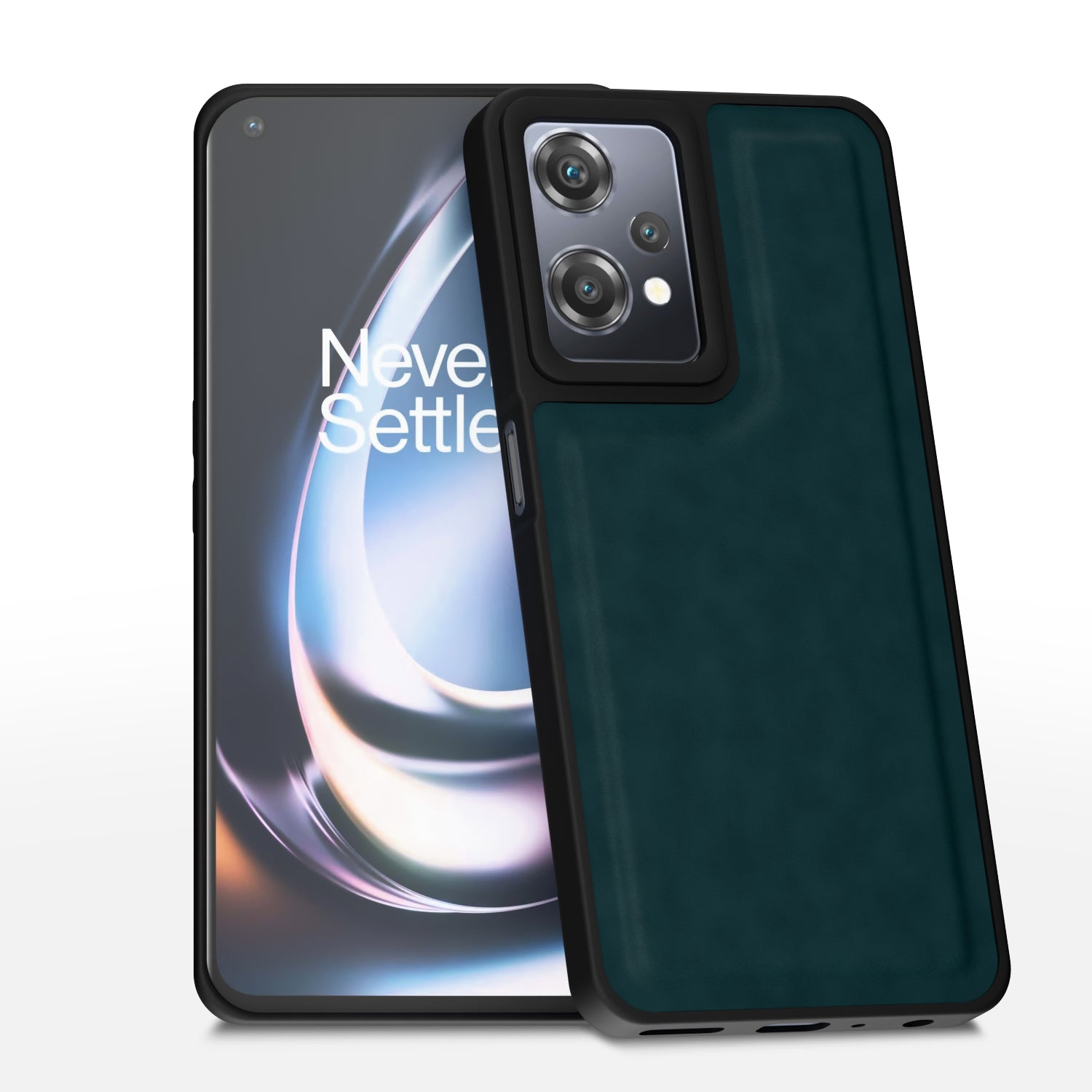 OnePlus Nord CE 2 Lite 5G Premium Leather Back Cover by Pikkme - Green