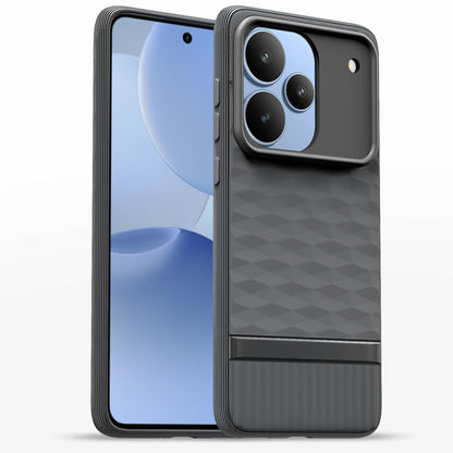 Pikkme Realme P4 Pro 5G Shockproof Soft Flexible Gencase Back cover - Grey