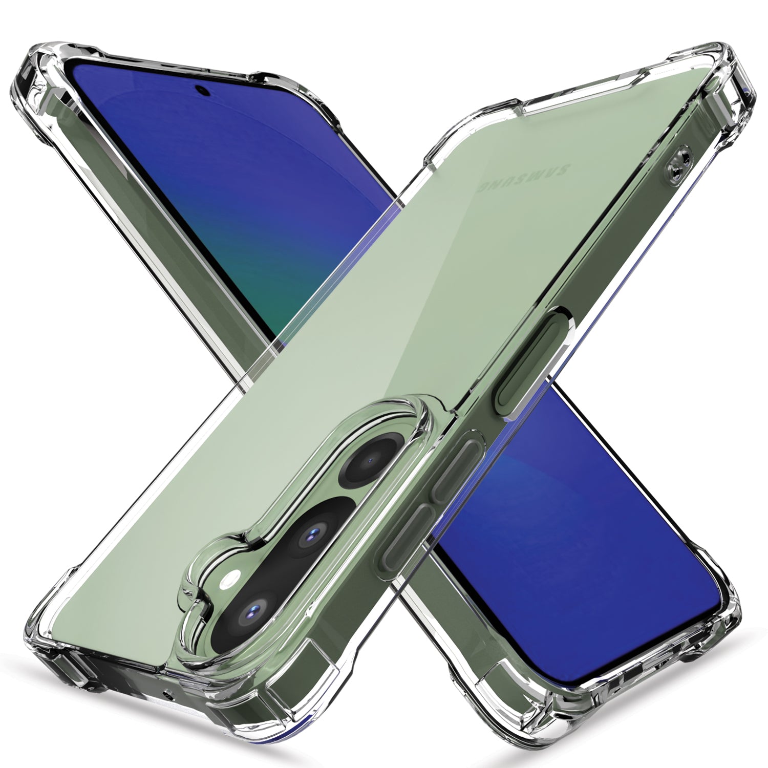 Pikkme Samsung Galaxy M36 5G  PC + TPU Crystal Clear Transparent Back Cover (Transparent)