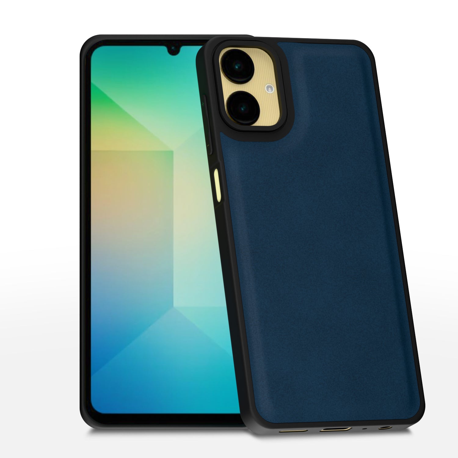 Samsung Galaxy A06 Premium Leather Back Cover by Pikkme - Blue