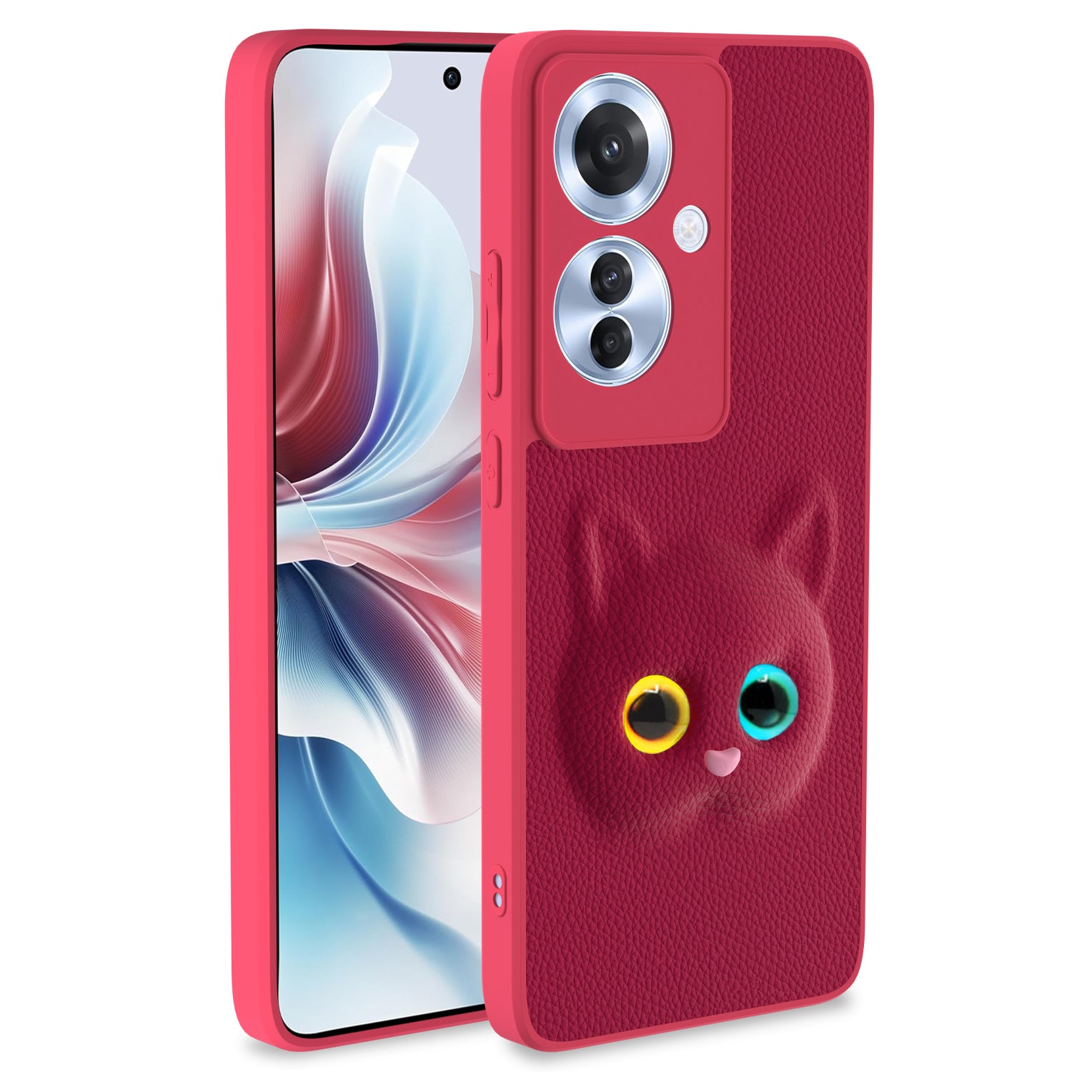 Pikkme Oppo F29 Pro 5G Kitty Back Cover (Pink)