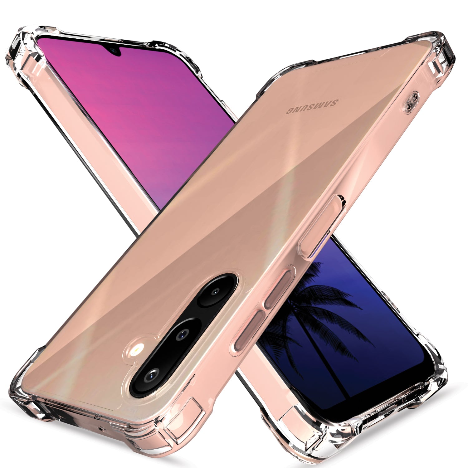 Pikkme Samsung Galaxy M16 5G  PC + TPU Crystal Clear Transparent Back Cover (Transparent)