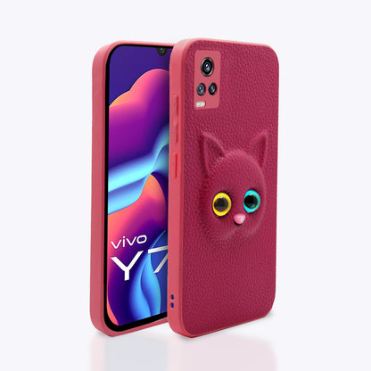  Vivo Y73 Vivo Y73 Kitty Back Cover -Pink
