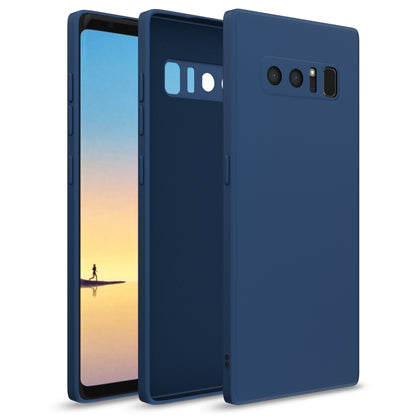 Samsung Galaxy Note 8 Liquid Silicone Back Cover-Blue