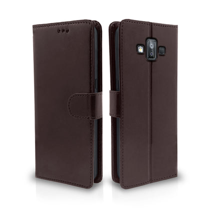 Pikkme Samsung Galaxy J7 duo coffee Vintage Flip Cover