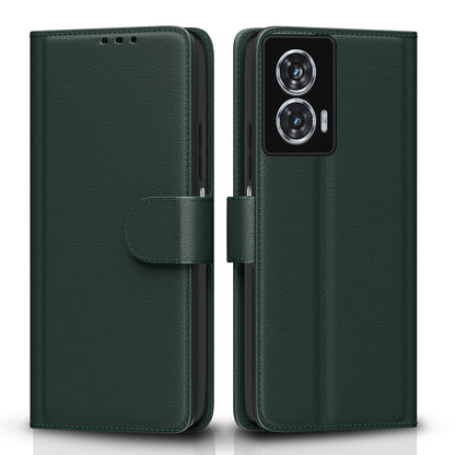 Pikkme Motorola Moto G85 5G Vintage Flip Cover (Green)