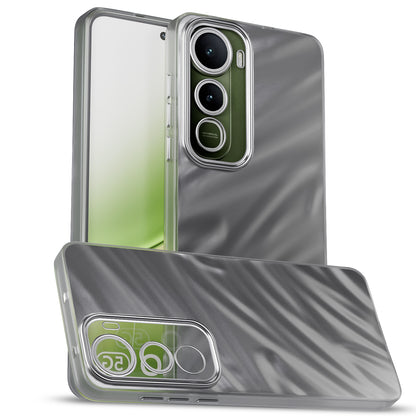 Pikkme Vivo Y400 5G Swirl Design Silver Forest Back Cover   - Silver