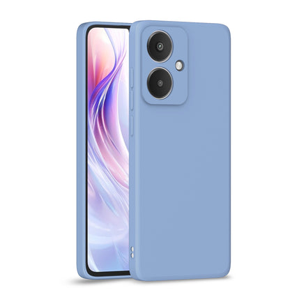 Pikkme Redmi 13C 5G Soft Matte Liquid Silicone Back Cover - Aqua Blue