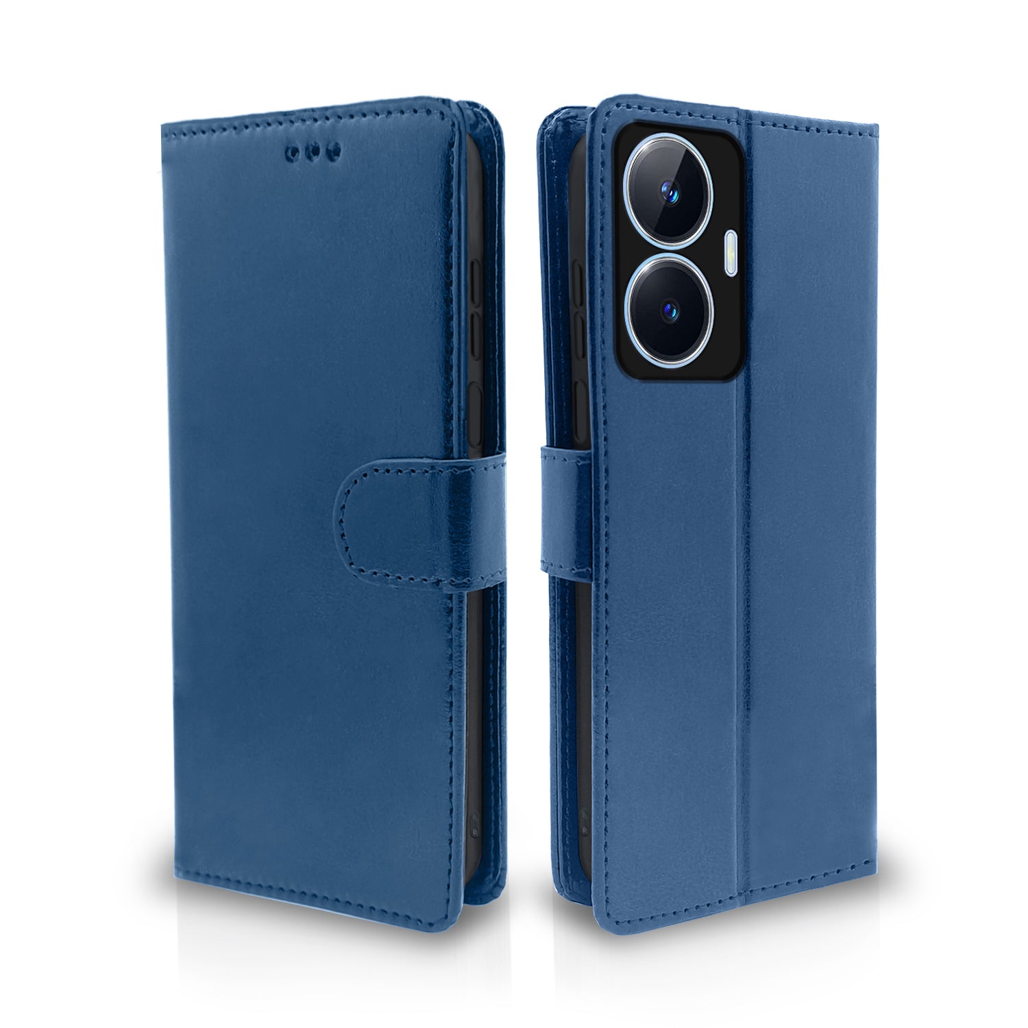 Pikkme Realme Narzo N55 / Realme C55 Vintage Flip Cover | Blue