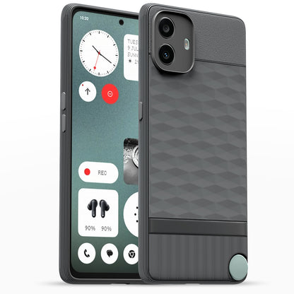 Pikkme CMF by Nothing Phone 1 5G Shockproof Soft Flexible  Gencase Back Cover (Grey)