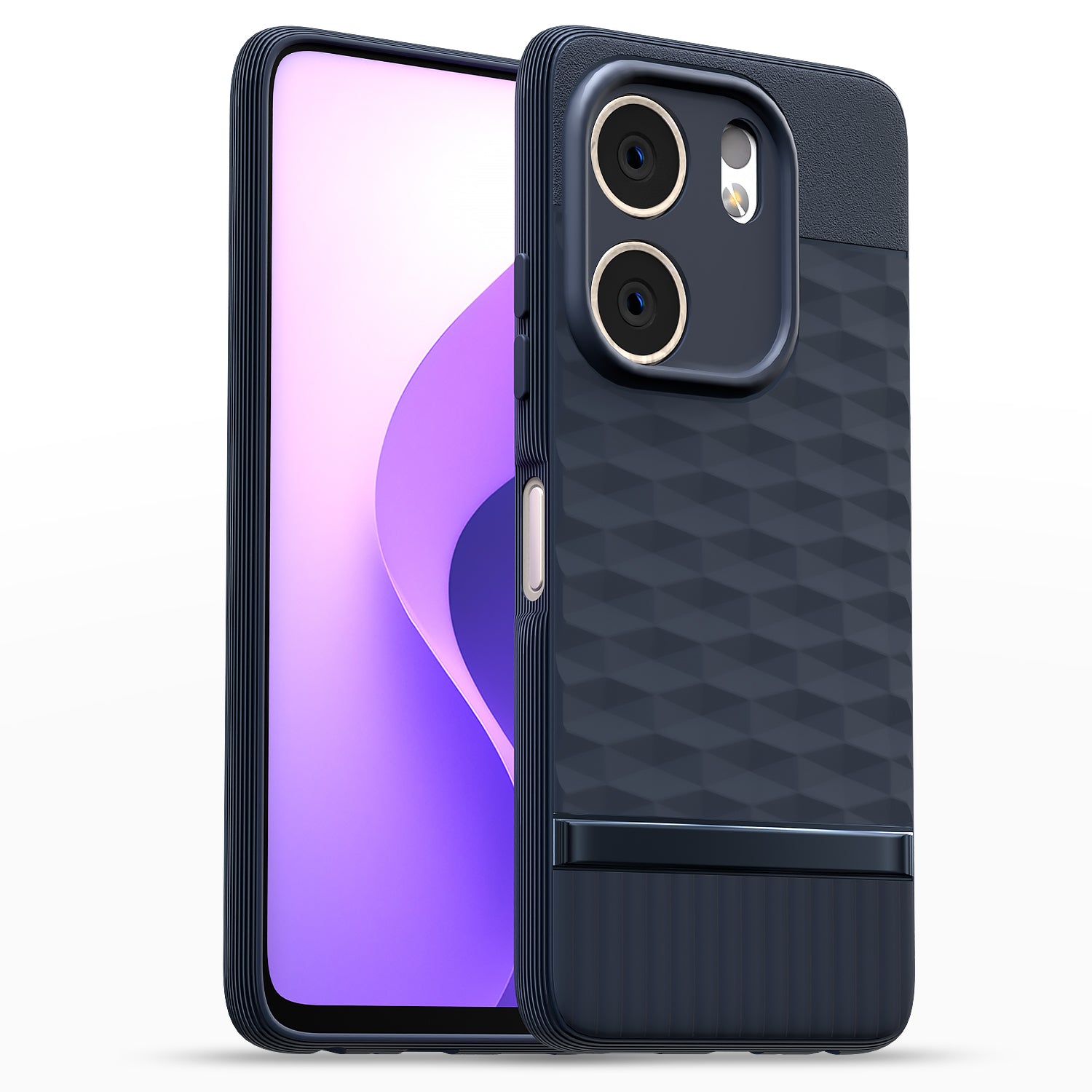 Pikkme Oppo A5x Shockproof Soft Flexible Gencase Back Cover (Blue)