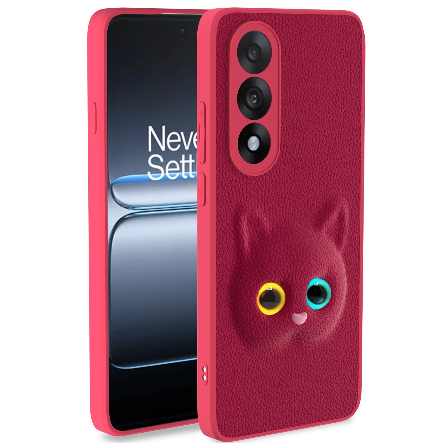 Pikkme Oneplus Nord 5 5G kitty Back Cover - Pink