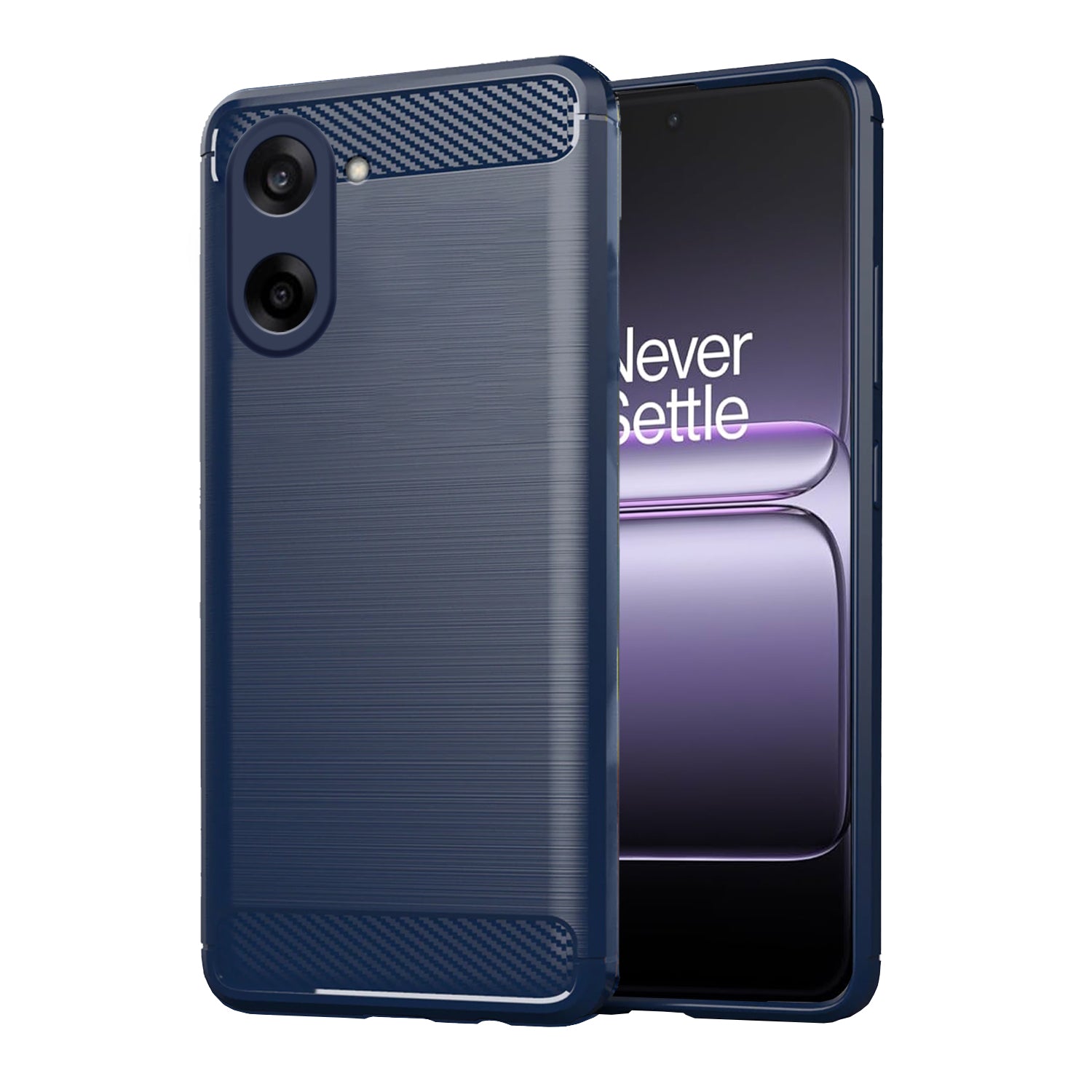 Pikkme OnePlus Nord CE 5 5G  Hybrid Carbon Fiber Back Cover  - Blue