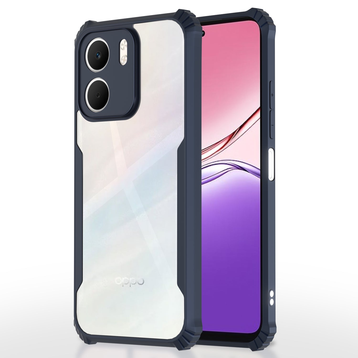 Pikkme Oppo A5x Eagle Clear Transparent Back Cover (Blue)