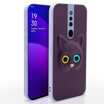  Oppo F11 Pro Kitty Back Cover -Purple