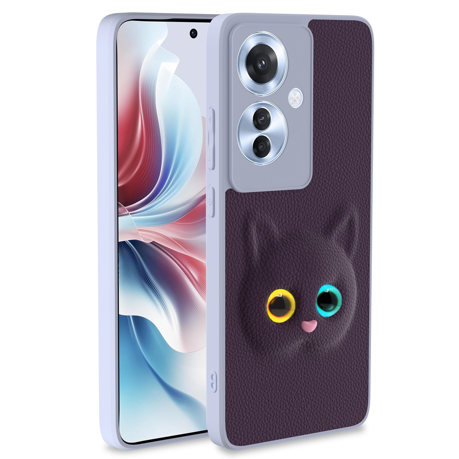 Pikkme Oppo F29 Pro 5G Kitty Back Cover (Purple)