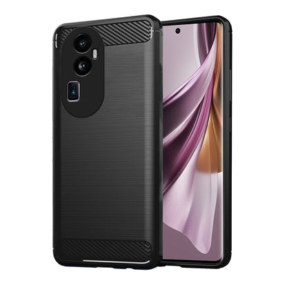 Pikkme Oppo Reno 10 Pro Plus 5G  Hybrid Carbon Fiber Back Cover  - Black