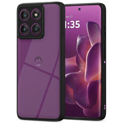 Pikkme Motorola Moto Edge 60 Pro 5G Eagle 2 Shockproof Sleek Hybrid Armor Back Cover (Black)