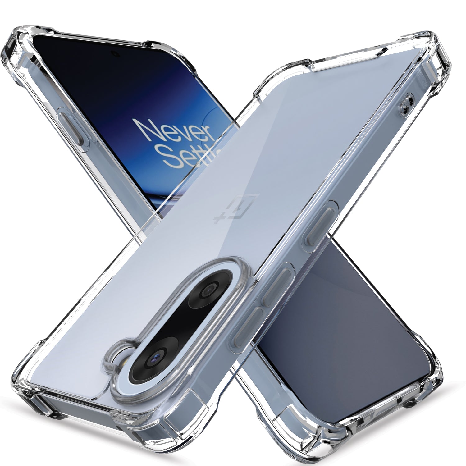 Pikkme OnePlus Nord CE 5 5G Mag-Safe Shockproof PC + TPU Back Cover (Transparent)