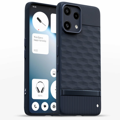 Pikkme Nothing Phone 3a Lite 5G Shockproof Soft Flexible Gencase Back cover  - Blue