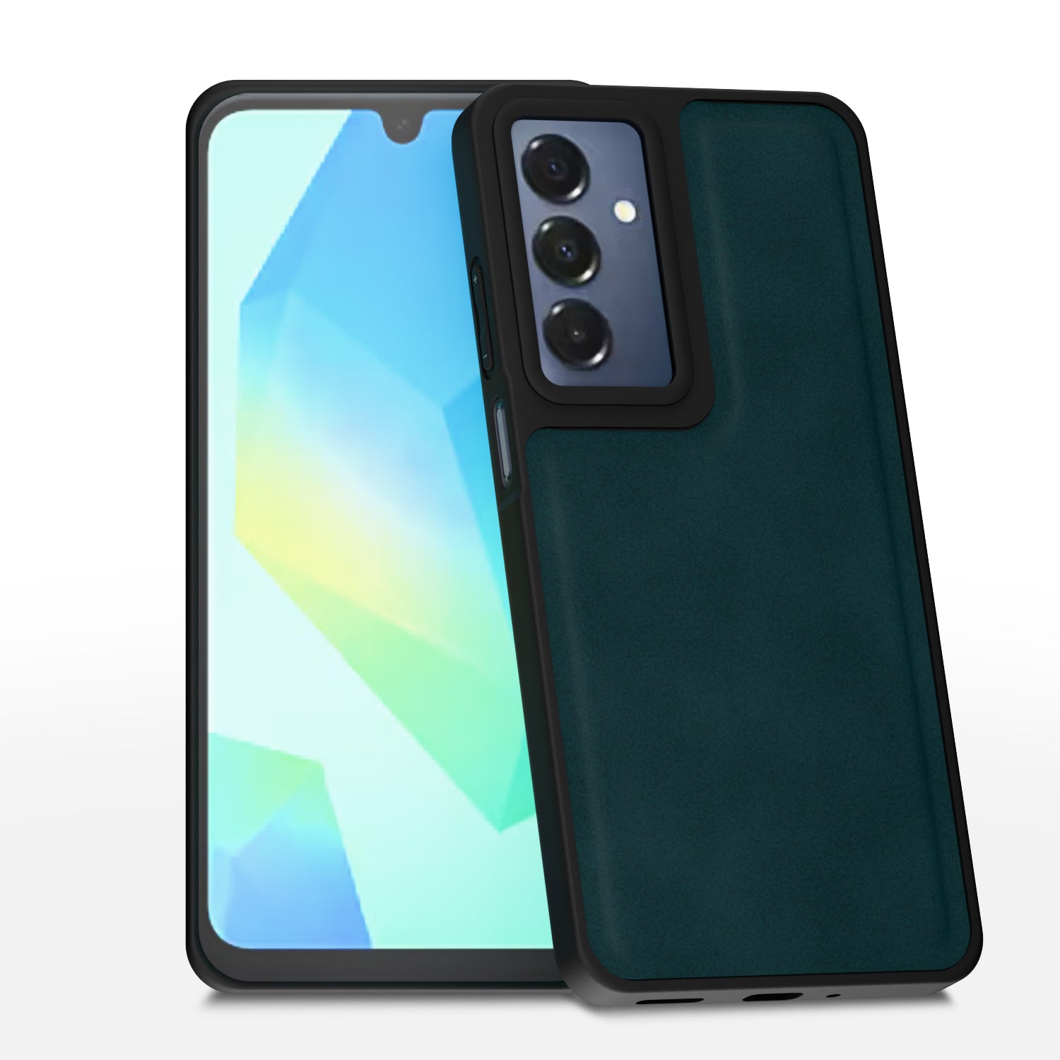 Samsung Galaxy A16 5G Premium Leather Back Cover by Pikkme - Green