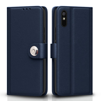  Redmi 9A / 9i / 9A Sport Button Flip Cover -Blue