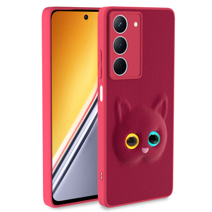 Pikkme Realme Narzo 80x 5G / Realme P3x 5G Kitty Back Cover (Pink)