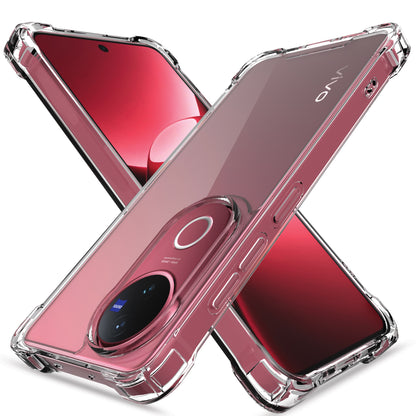 Pikkme Vivo V50 5G / V50e 5G  PC + TPU Crystal Clear Transparent Back Cover (Transparent)