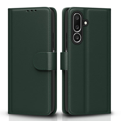 Pikkme Samsung Galaxy M36 5G Vintage Flip Cover (Green)