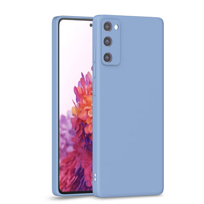 Pikkme Samsung Galaxy S20 FE / S20 FE 5G Soft Matte Liquid Silicone Back Cover - Aqua Blue