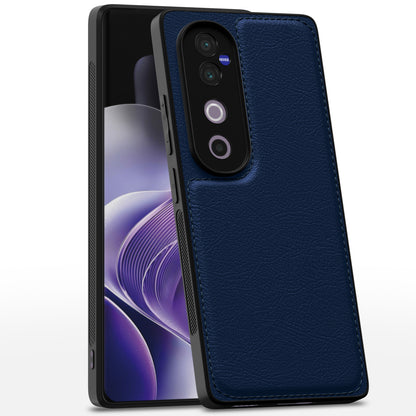 Vivo V40 / V40 Pro / T3 Ultra 5G Leather Back Cover – Blue