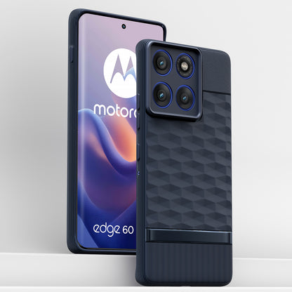 Pikkme Motorola Moto Edge 60 Pro 5G Shockproof Soft Flexible Gencase Back cover (Blue)