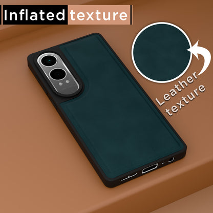Pikkme OnePlus Nord CE 4 Lite 5G Premium Super Soft-Touch Leatherback Case (Green)