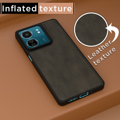 Pikkme Redmi 13C 5G Premium Leatherback Case (Brown)