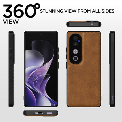 Pikkme Vivo V40 / V40 Pro / T3 Ultra 5G Leatherback Back Case | Brown