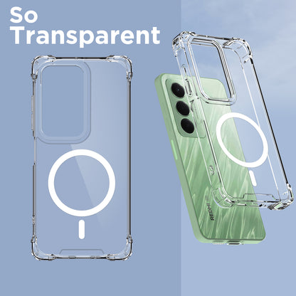 Redmi 15 5G MagSafe mobile cover in transparent mag-safe by Pikkme – photo 2