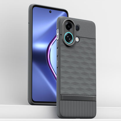 Pikkme Oppo K13 Turbo 5G Shockproof Soft Flexible Gencase Back cover (Grey)